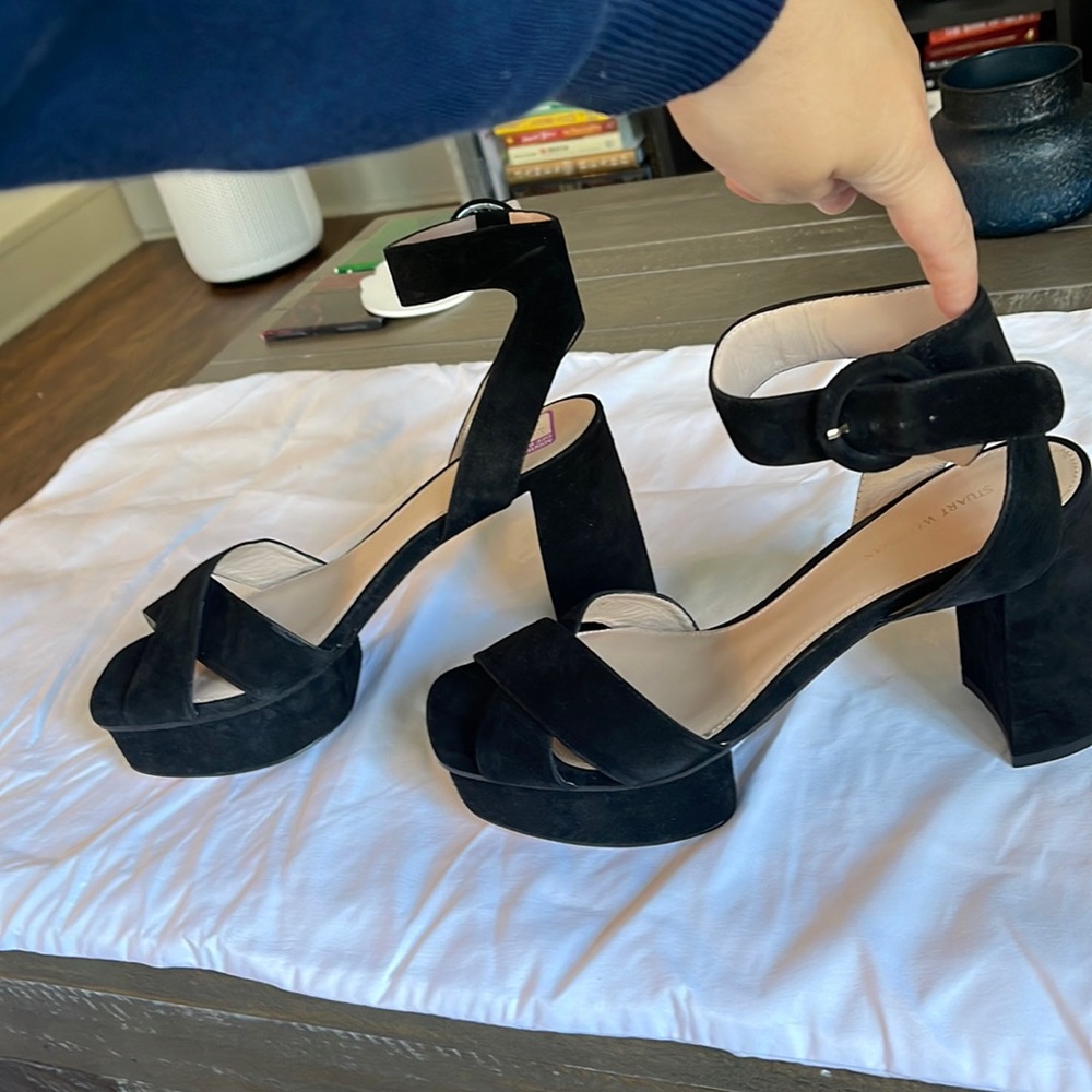 New Stuart Weitzman platform sandal heels!